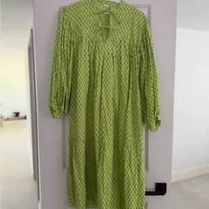 Green Patterned Dress